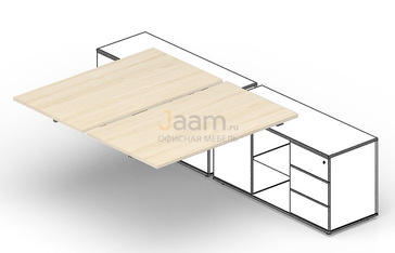 Мебель для персонала Приставной элемент ST2TPS146FU