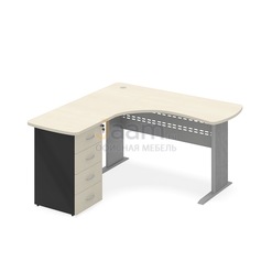 Мебель для персонала Стол эргономичный левый ПК-СТС-СТЭТ148Х149Л/ТМ