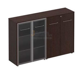 Кабинет руководителя Офисный шкаф комбинированный средний