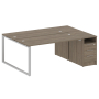 Рабочая станция Metal System Style БО.РС-СТП-2.4 2012x1475x750