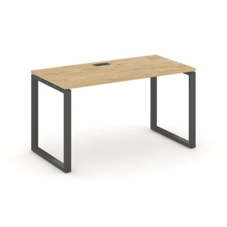 Стол письменный SN-6O.SP-014 (1580х700х750) (Тиквуд Светлый/Металл Антрацит)