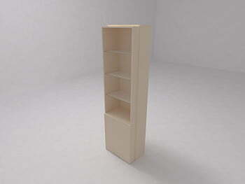 Полки для шкафа 3 шт стеклянные Brix 1BR.00.68 560x40x350
