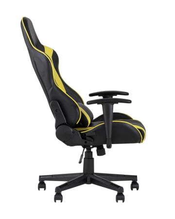 Кресло игровое TopChairs Impala желтое (Геймерское кресло Impala желтый)