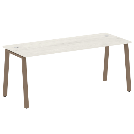 Стол письменный Metal System Style БА.СП-5 1800x720x750 (Дуб Наварра/Мокко металл)