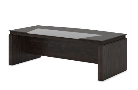 Стол письменный закруглённый FRANKLIN DM 210 (2100х1100х750) (Дуб Термо)