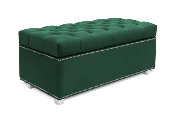 Банкетка Marcele 800 (820x420x450) Изумрудный
