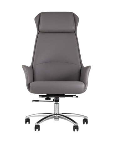 Кресло руководителя TopChairs Viking серое (Компьютерное кресло Viking серый)