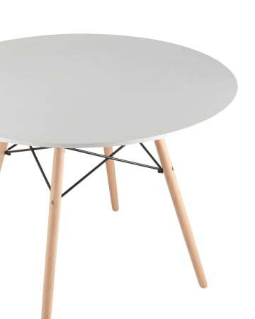 Стол DSW D100 (Стол обеденный DSW белый)