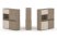 Тумба двойная + высокая надставка ES.NB.2V-31 (1500х410х1520)