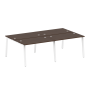 Рабочая станция на 4 рабочих места на А-образном м/к Metal System Style БА.СМ-4.2 2400x1475x750