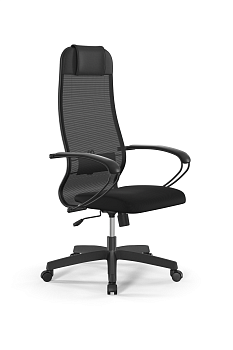 Кресло для руководителя Метта Sit 10 B1-111K - X2+UMF(X1) /Ub00/Wh00/K1bL(M09.B02.G15.W01)