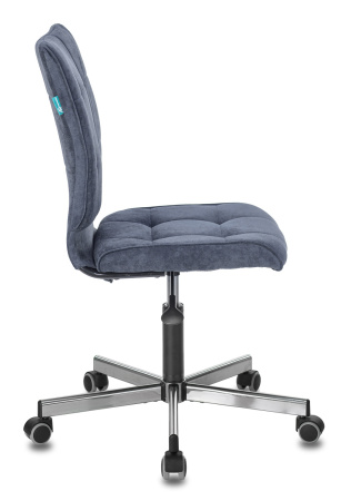 Кресло CH-330M темно-синий Light-27 крестов. металл хром (Темно-синий)