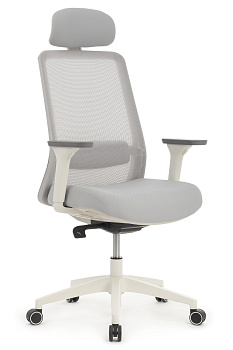 Офисное кресло Work W-218C WHITE Светло-серый