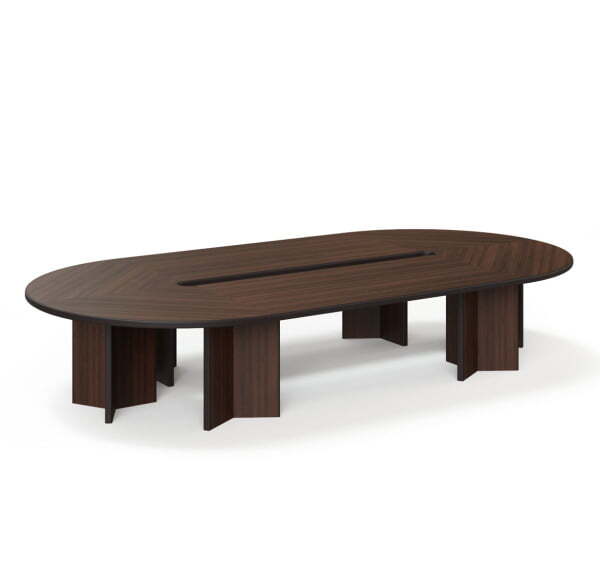 FORTE Стол для переговоров 416х216 (Орех)