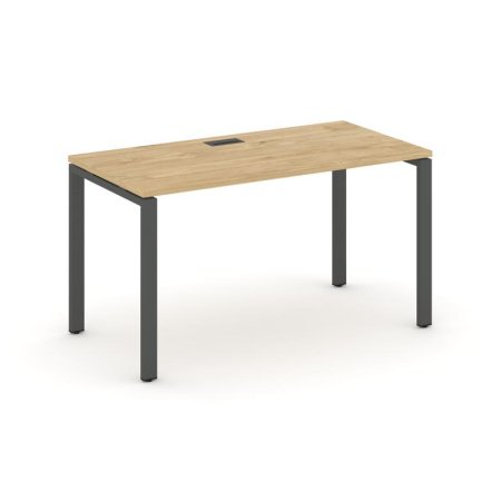 Стол письменный SN-6P.SP-014 (1580х700х750) (Тиквуд Светлый/Металл Антрацит)