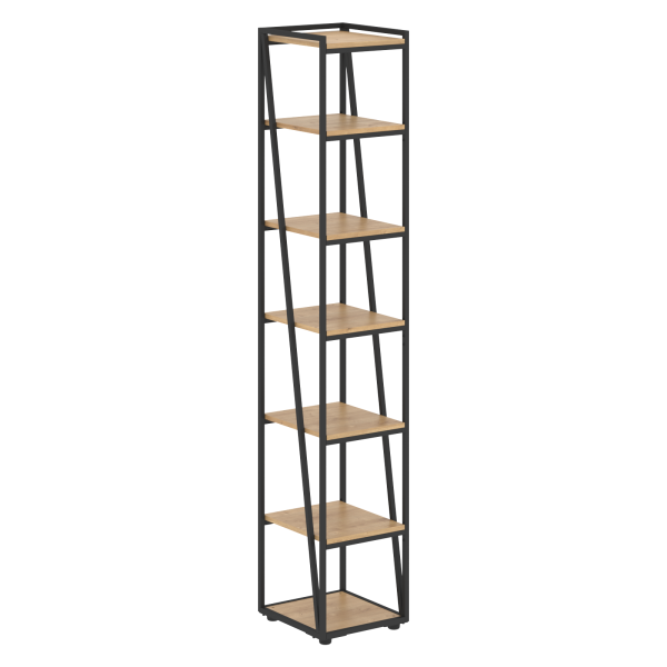 Стеллаж узкий LOFTIS LMHC 40 400х430х2253 (Дуб Бофорд)