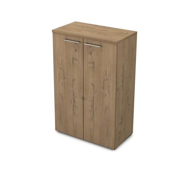 Шкаф средний Gloss line 9НШ.017.1 800x450x1245 (Teakwood)