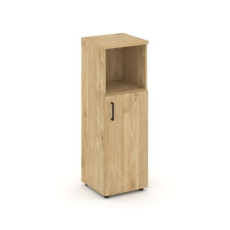 Шкаф средний узкий SN.STU.E-201(R) (400х400х1203) (Тиквуд Светлый)
