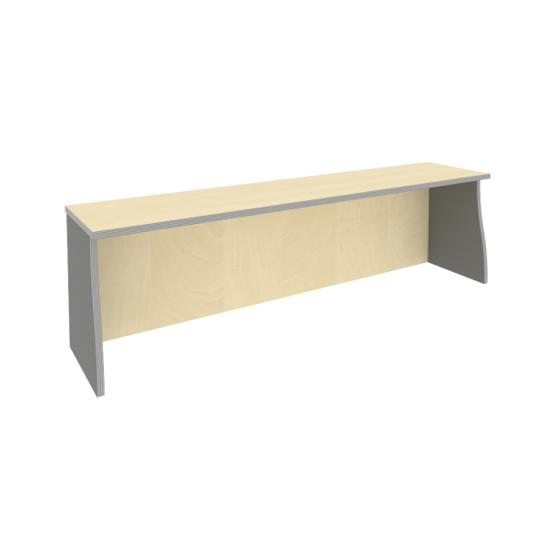 Надставка на стол Riva А.НС-3 1400x300x400 (Клен-Металлик)