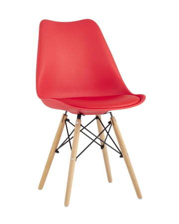Стул Eames Soft красный (Стул Freames красный)