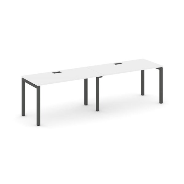 Рабочая станция 1 сторонняя SN-5P.ORS-012 (2360х700х750) (Белый/Металл Антрацит)