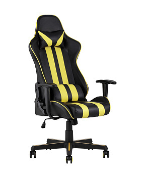 Кресло игровое TopChairs Camaro желтое
