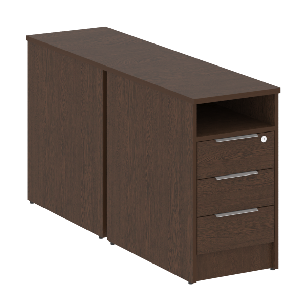 Тумба приставная двойная Metal System Style Б.ТП-2 412x1475x750