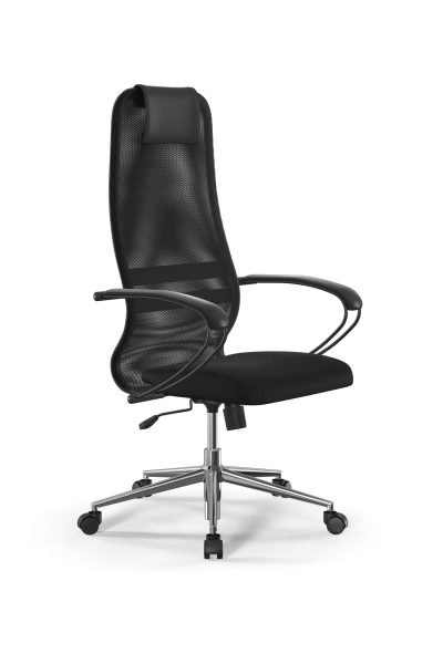 Кресло для руководителя Метта Sit 8 B1-8K - X1+UMF(X1) /Uh00/Wh00/K1bL(M09.B23.G18.W01) (Черный)