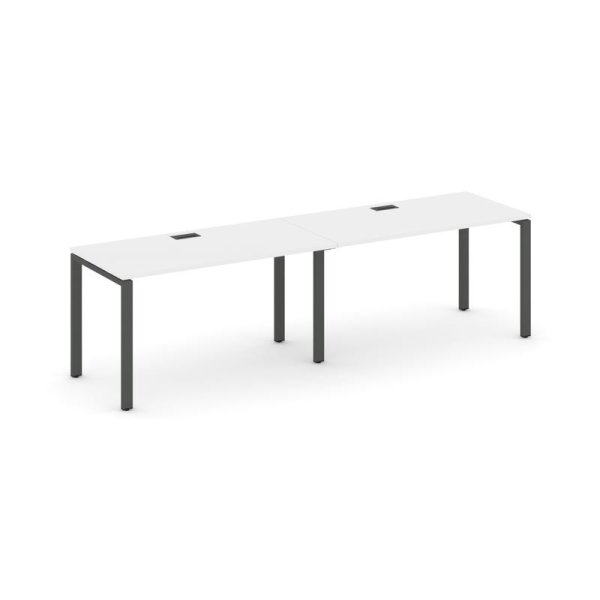 Рабочая станция 1 сторонняя SN-6P.ORS-012 (2360х700х750) (Белый/Металл Антрацит)