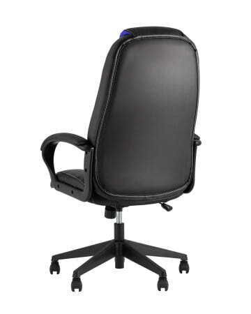 Кресло игровое TopChairs ST-CYBER 8 черный/синий (Геймерское кресло ST-CYBER 8 синий)