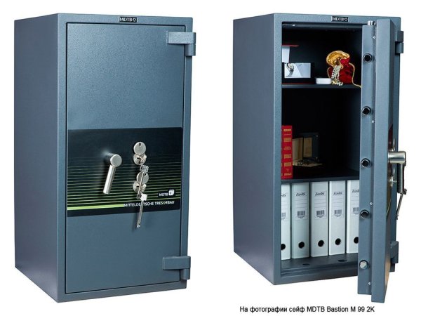 Взломостойкий сейф MDTB Bastion-M 1368 2K (Графит)