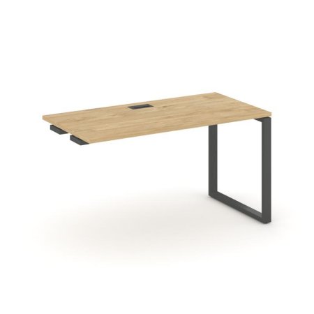 Стол-приставка к опорным элементам SN-6O.OPRS-021 (980х800х750) (Тиквуд Светлый/Металл Антрацит)