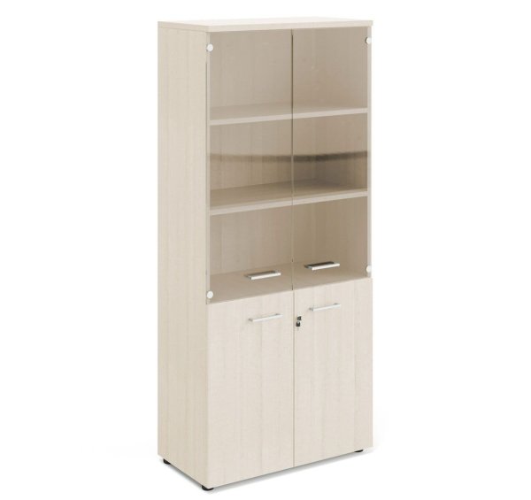 FERMO WOOD Шкаф комбинированный (Дуб Светлый)